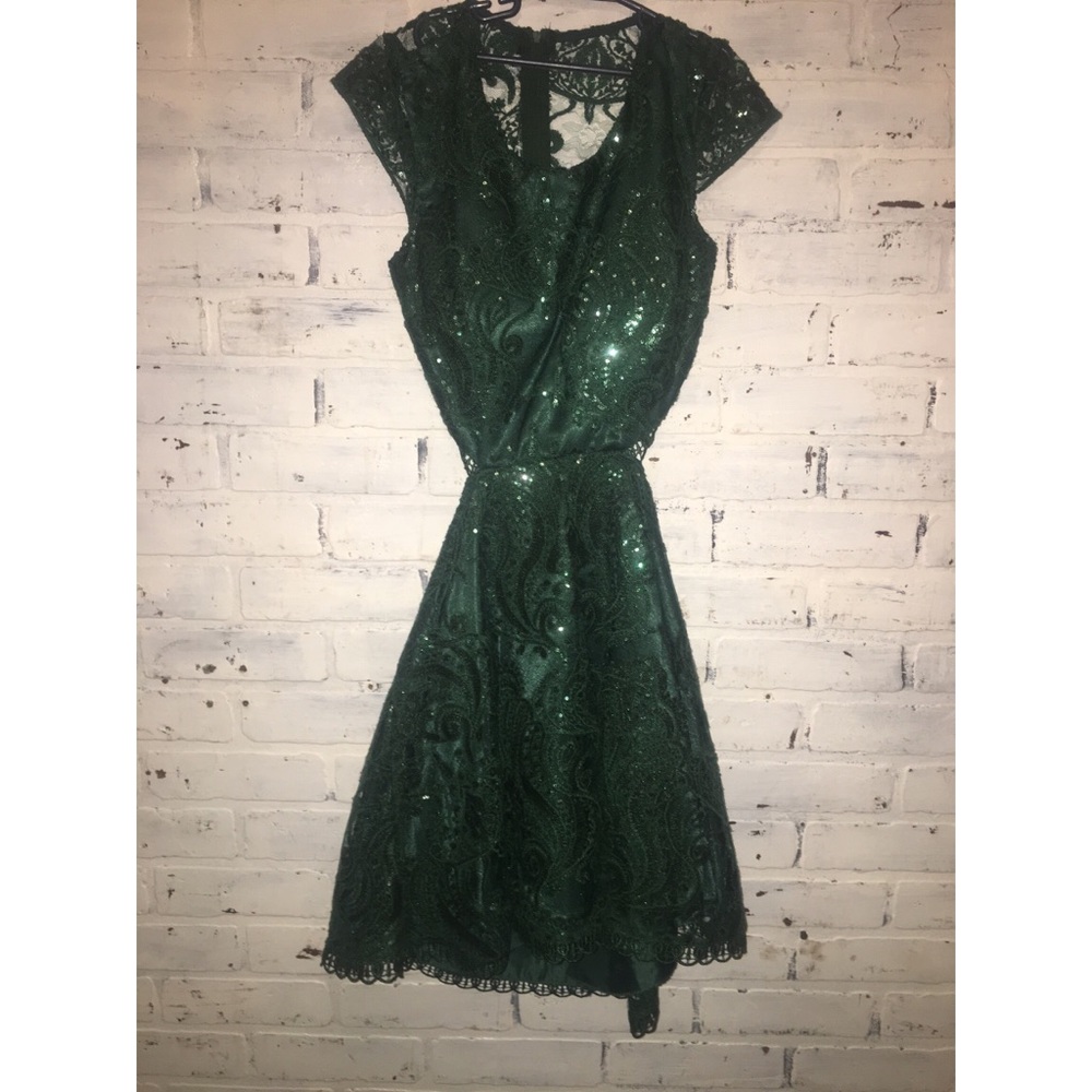 MY MICHELLE emerald green Homecoming dress